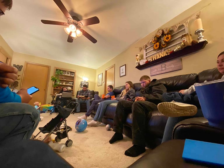 After the banquet hall the church began to meet in homes